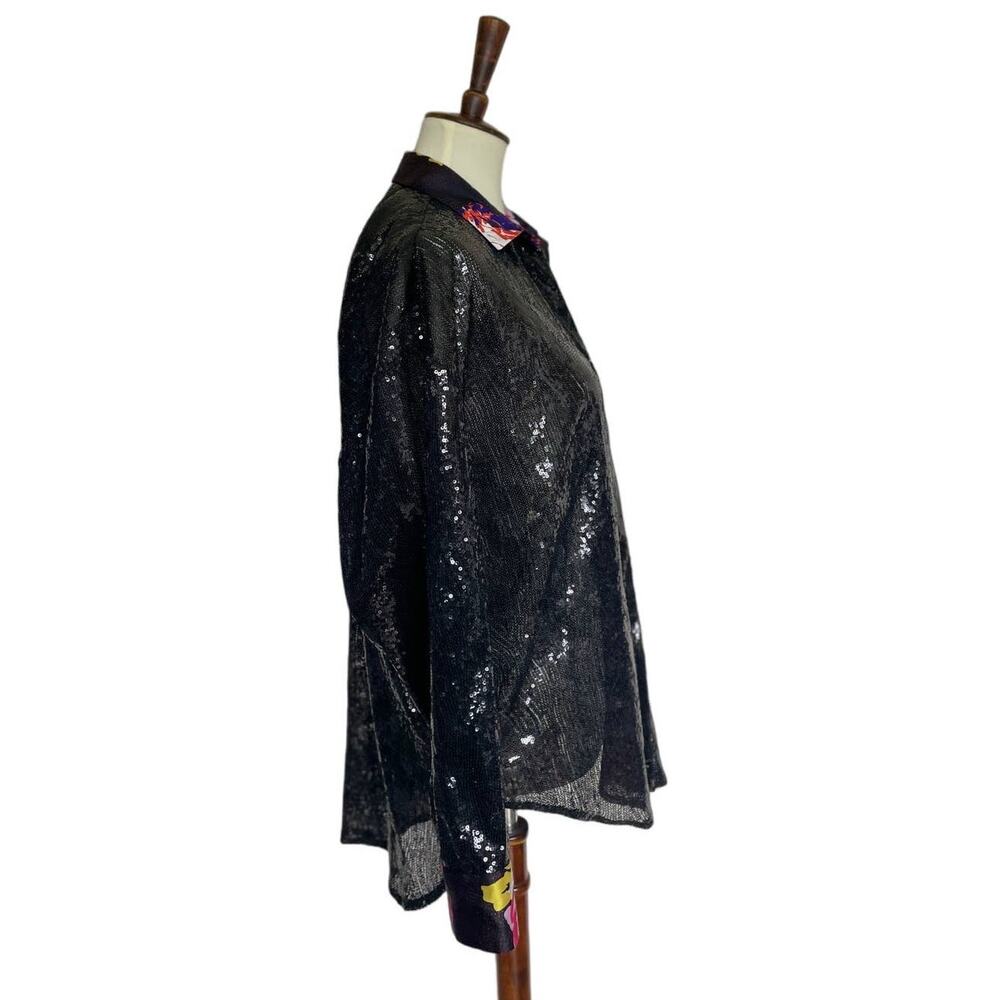 MSGM Sequin Button Up Blouse - image 2